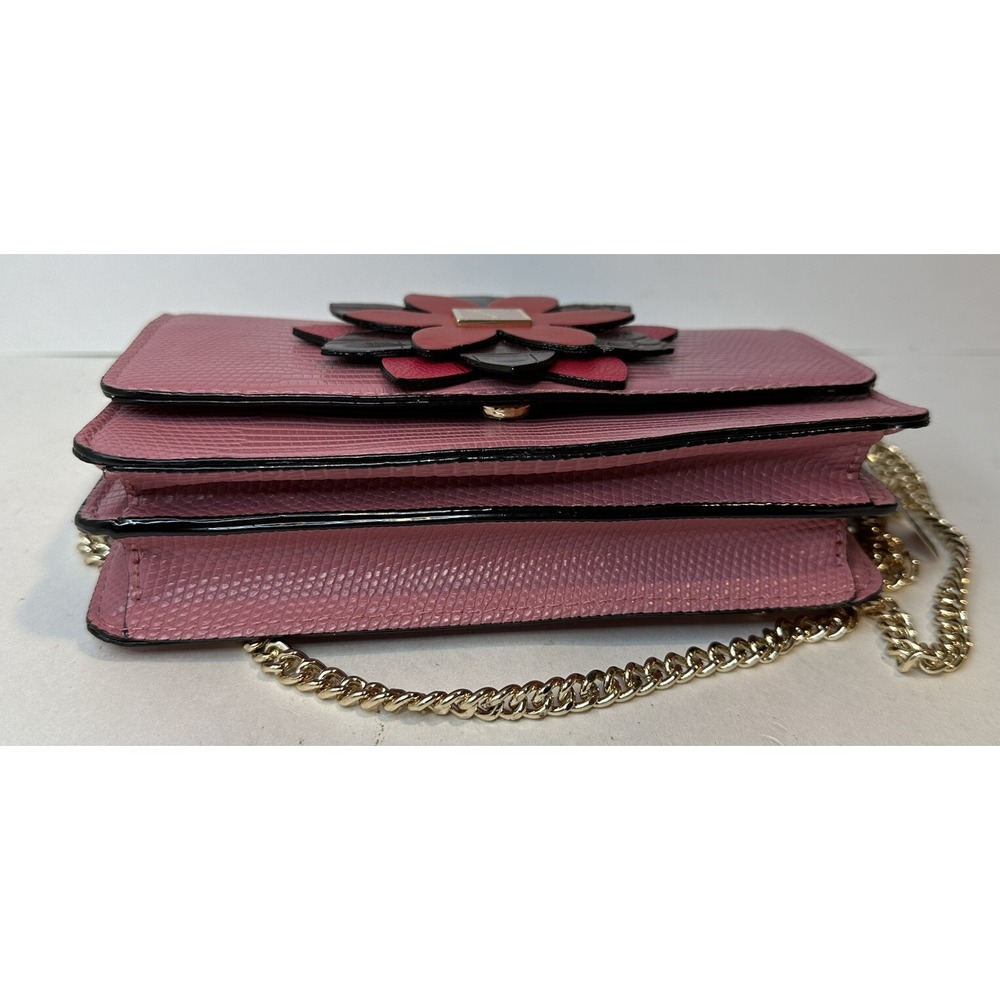 Victoria's Secret Mini Shoulder Bag Pink with Floral‎ Accent - Picture 8 of 9